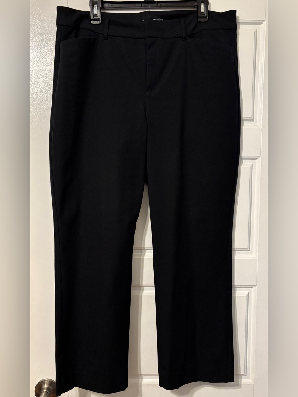 Old Navy High Rise Pixie Straight Dress Pants in Black
